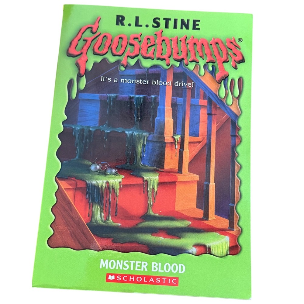 Goosebumps #3 Monster Blood R.L. Stine 1992 First Scholastic Printing Vintage